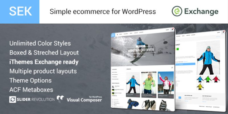 SEK iThemes Exchange Shop WordPress Theme