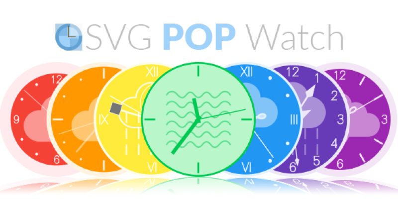 SVG POP Watch – A Responsive Animated SVG Watch Engine