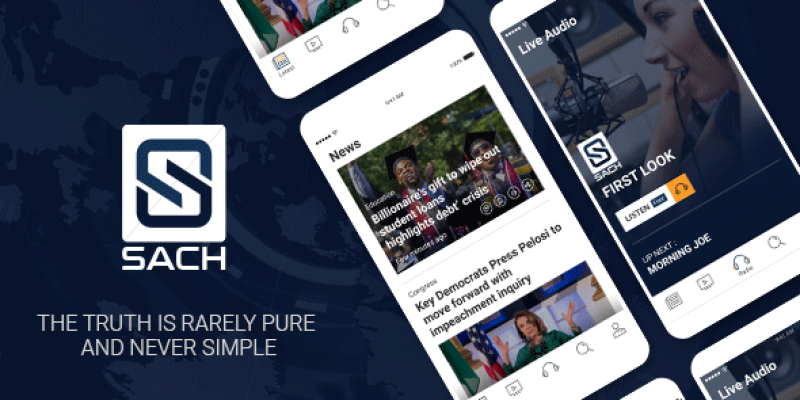 Sach – News App iOS Template