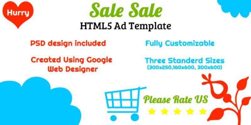 Sale – HTML5 Ad Template