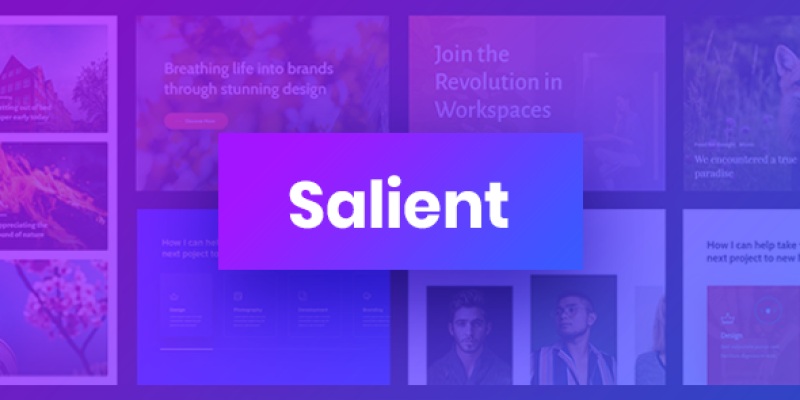 Salient – Responsive Multi-Purpose Theme