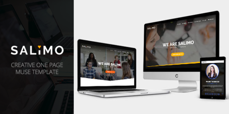 Salimo – Creative One Page Muse Template