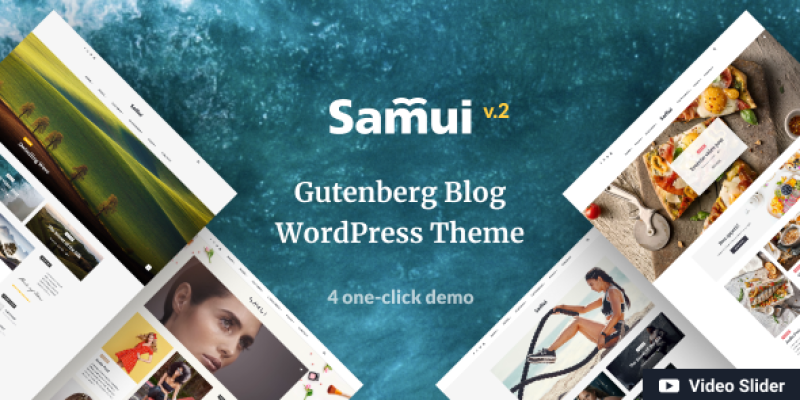 Samui – Gutenberg WordPress Theme for Blog and Magazine