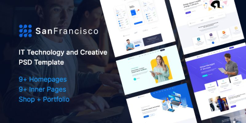 San Francisco – IT Technology and Creative PSD Template
