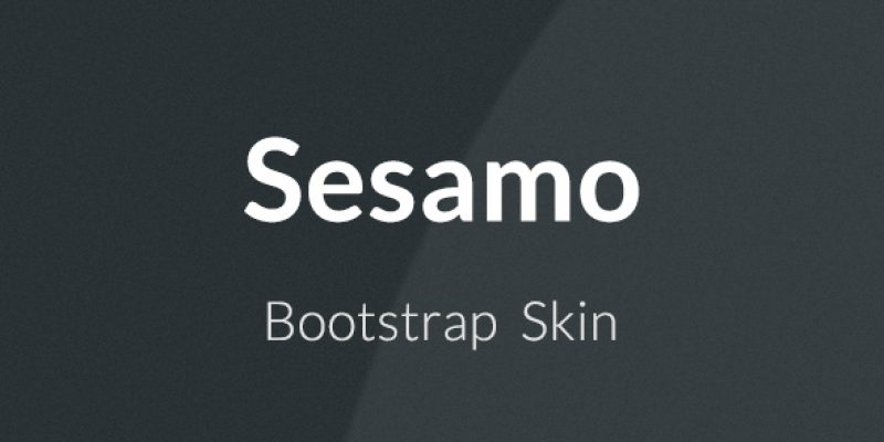 Sesamo – Bootstrap Skin