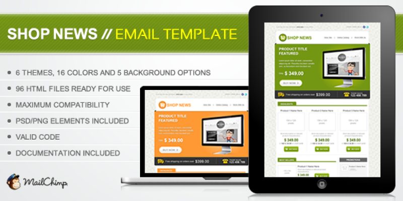 Shop News Email Template