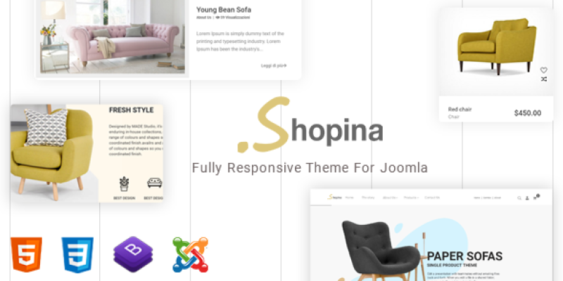 Shopina – Mobile Friendly Joomla Template