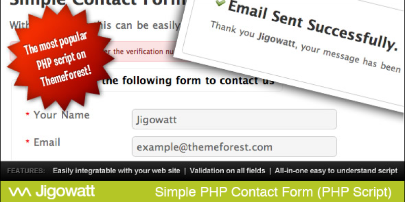 Simple PHP Contact Form