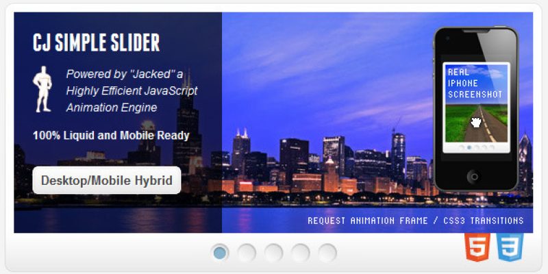 SimpleSlider – Desktop/Mobile Hybrid