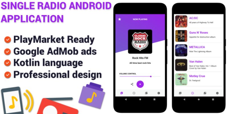 Single Station Radio – Android Application