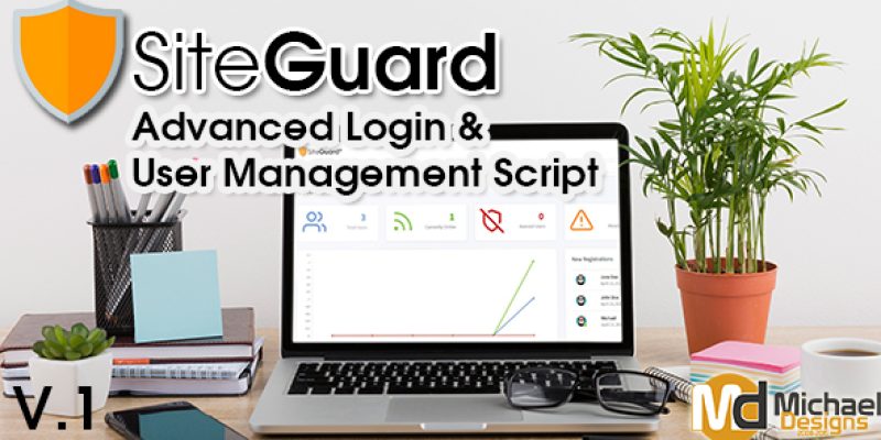 SiteGuard Advanced PHP Login & User Management Script