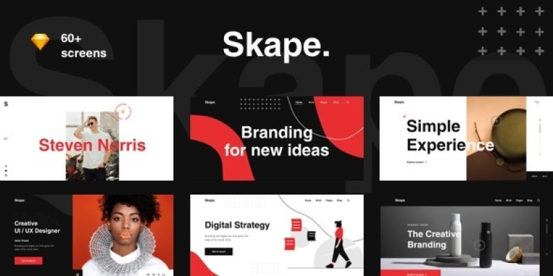 Skape – Creative & Modern Agency Sketch Template