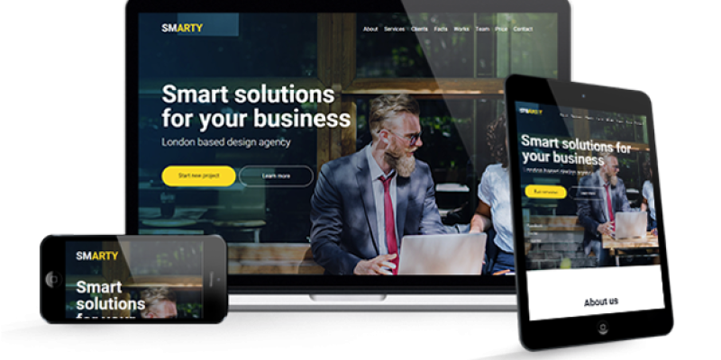 SmArty – Multipurpose Responsive Muse Template