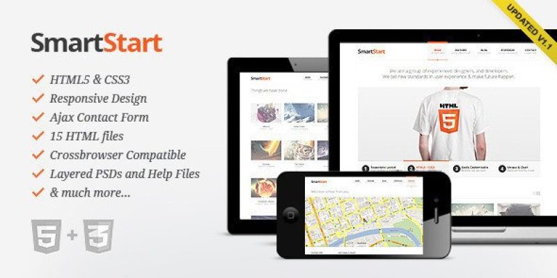 SmartStart – Responsive HTML5 Template