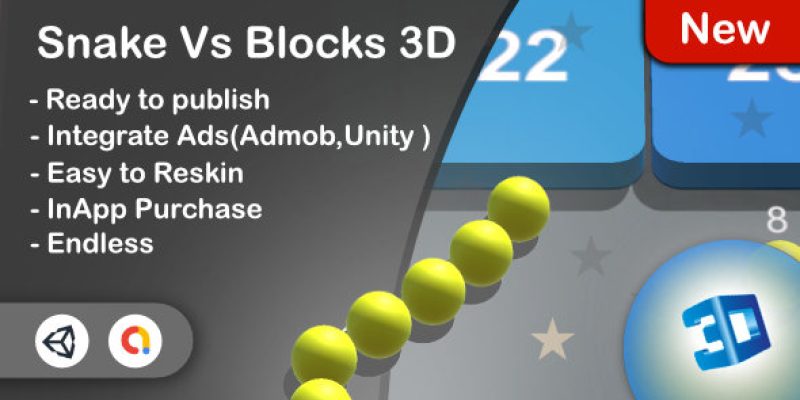 Snake Vs Block 3D