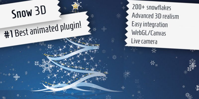 Snow 3D – Christmas jQuery Plugin