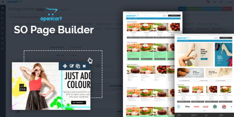 So Page Builder –  Responsive OpenCart 3.0.x & OpenCart 2.x  Page Builder Module