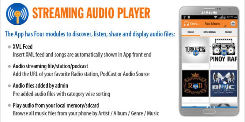 Streaming Audio Player