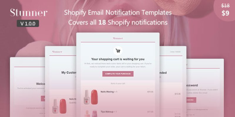 Stunner – Shopify Email Notification Templates
