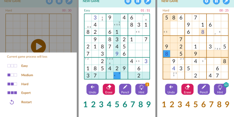 Sudoku Pro (Top Classic Game) made with Unity