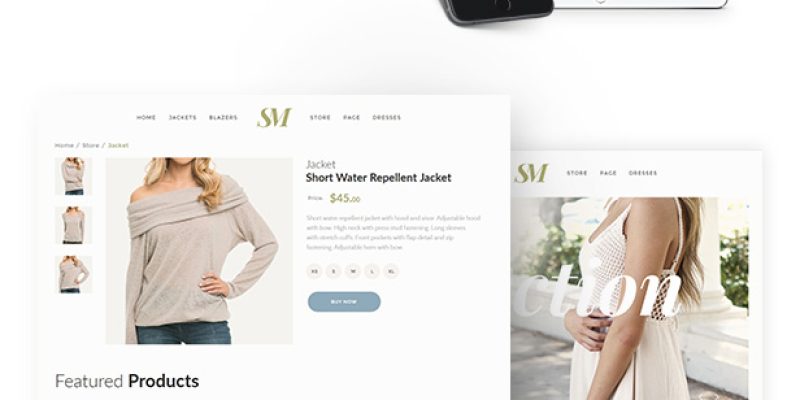 Summer Moon – Fashion Store Muse Template