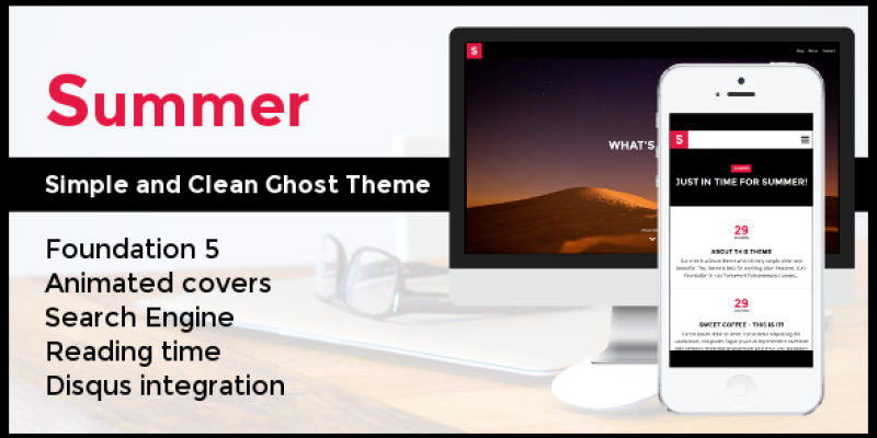Summer: Simple and Clean Ghost Theme