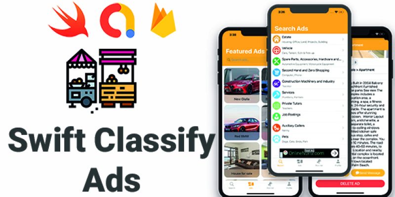 Swift Classify Ads | Full iOS Application