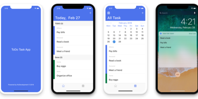 TODO App – iOS App For Task List (Local Storage)