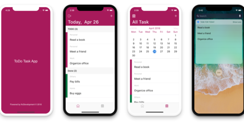 TODO App – iOS App For Task List (Online Storage Parse)
