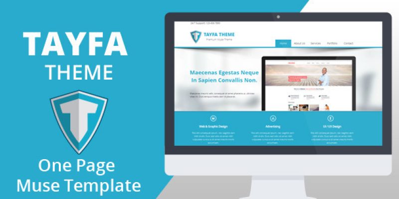 Tayfa One Page Muse Template