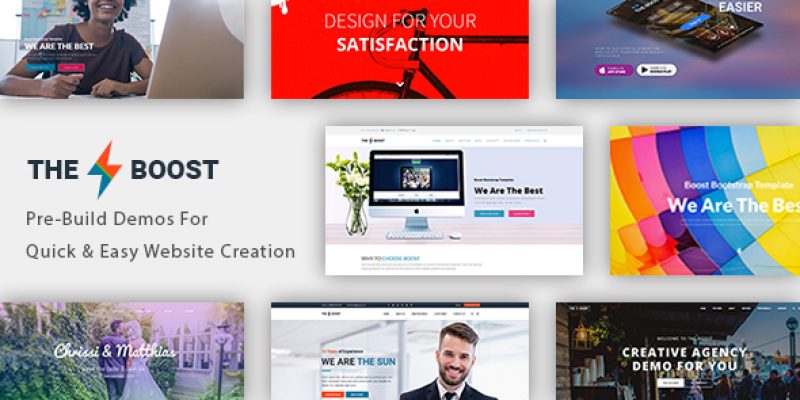 The Boost – Creative Multipurpose WordPress Theme