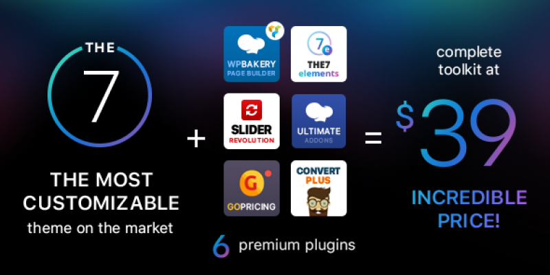 The7 — Multi-Purpose Website Building Toolkit for WordPress