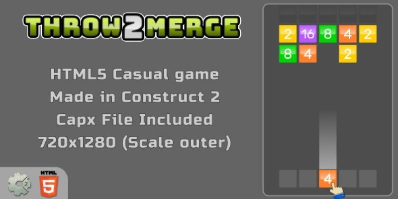 Throw2Merge – HTML5 Casual Game