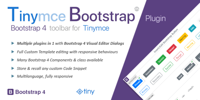 Tinymce Bootstrap Plugin