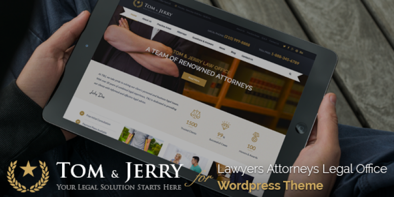 Tom & Jerry – A WordPress Law and Business Theme