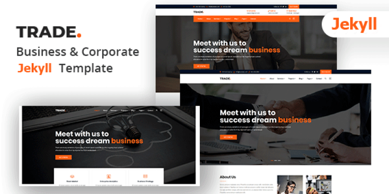 Trade – Corporate and Business Jekyll Template