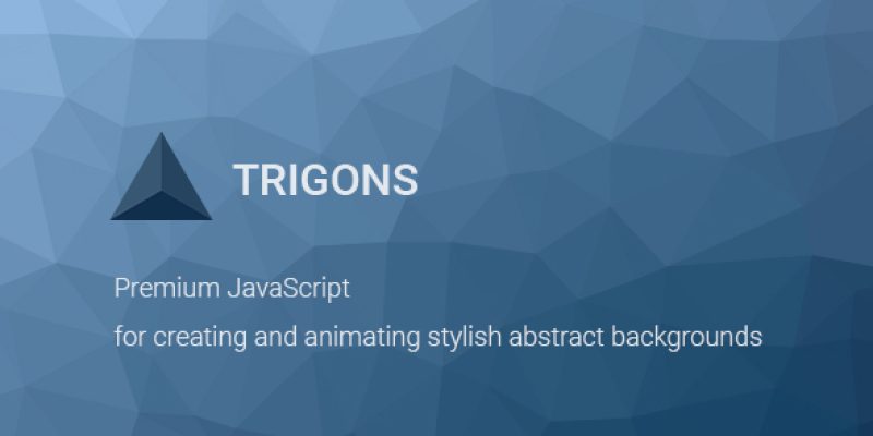 Trigons – Create and Animate Abstract SVG Images