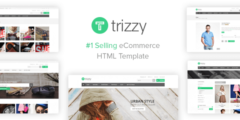 Trizzy – Multi-Purpose eCommerce Shop HTML Template