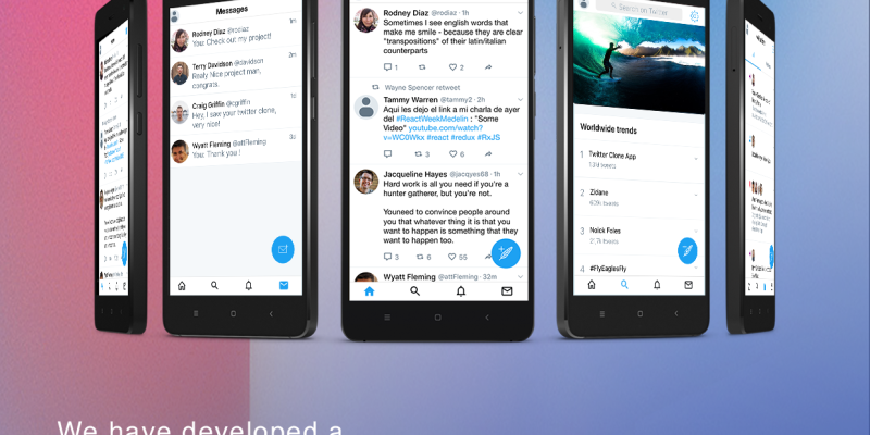 TwitterClone – Ionic V.5 & Firebase