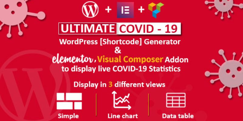 Ultimate Covid-19 – Live Corona Virus Statistics for WordPress