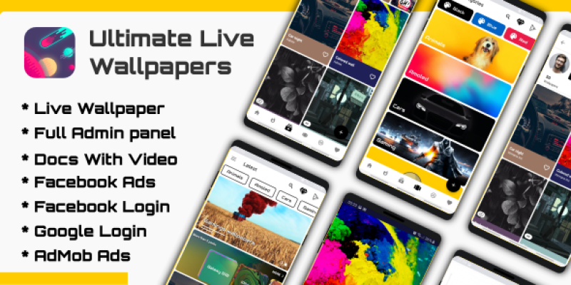 Ultimate Live Wallpapers Application (GIF/Video/Image)