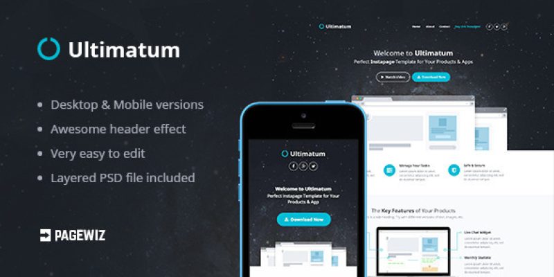 Ultimatum Pagewiz Template