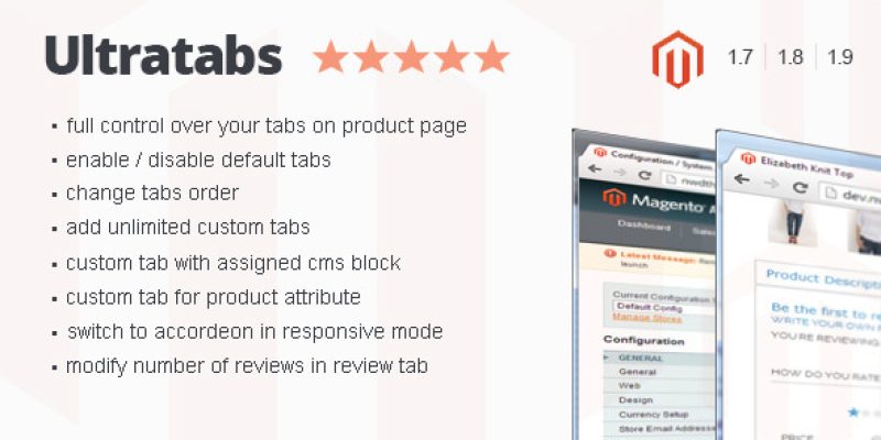 Ultratabs magento extension
