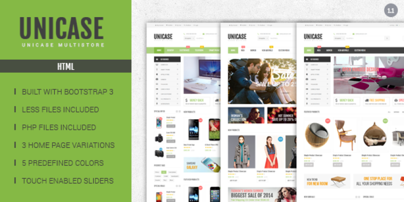 Unicase – Electronics eCommerce HTML Template