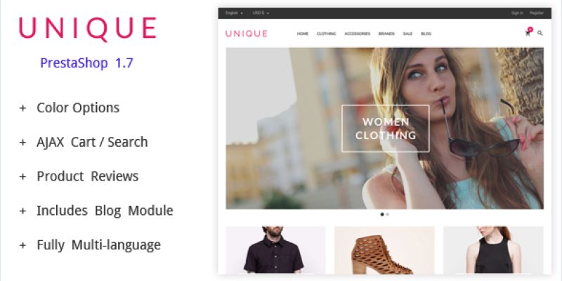 UniqueShop – Prestashop Theme