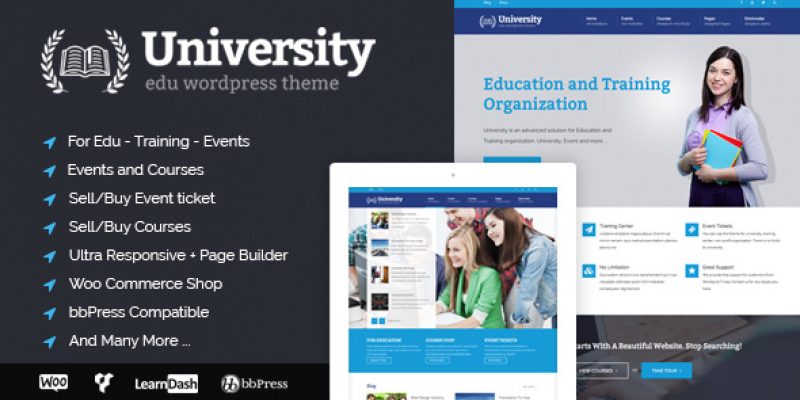 University – Education, Event and Course Theme