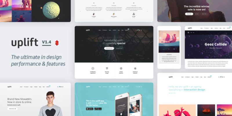 Uplift – Responsive Multi-Purpose WordPress Theme