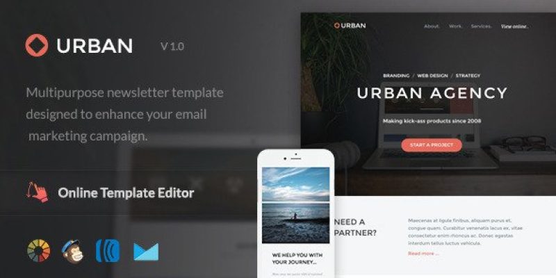 Urban – Email Template + Online Editor