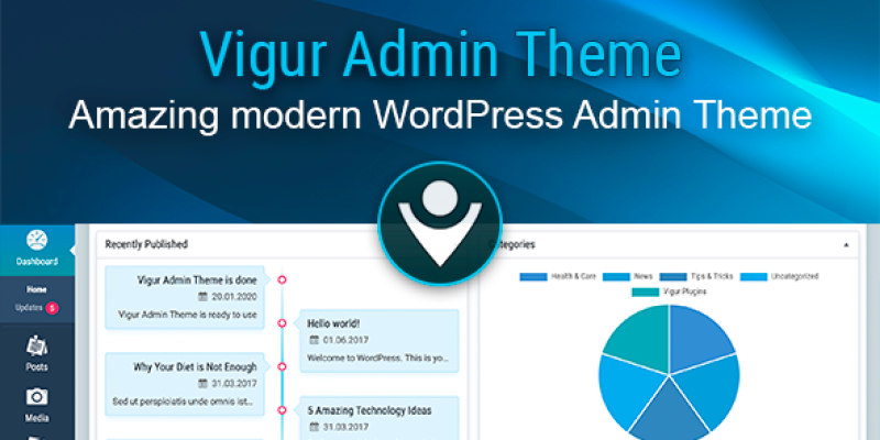 Vigur Theme – WordPress Admin Theme