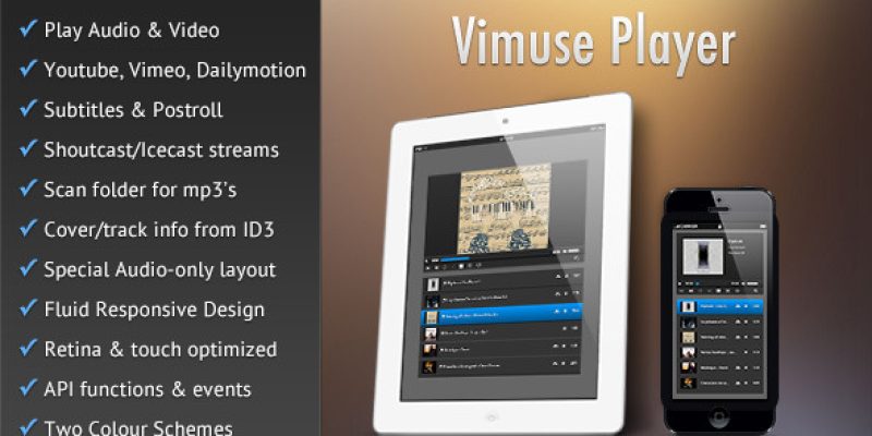 Vimuse – HTML5 Media Player